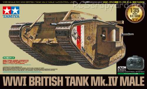 Tamiya WWI British Tanque Mark IV Male 