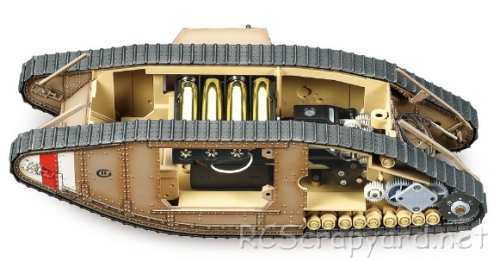 Tamiya WWI British Tanque Mark IV Male 