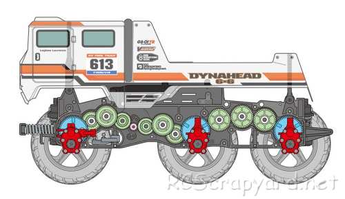 Tamiya G6-01TR Chassis