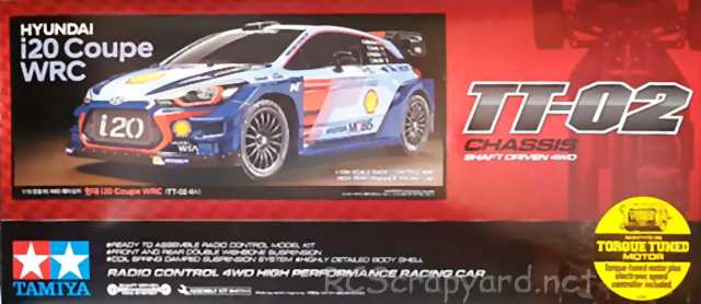 Tamiya Hyundai I Coupe Wrc Tt 02 Radio Controlled Model Archive Rcscrapyard