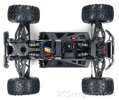 Arrma Nero Big Rock 6S BLX Chassis