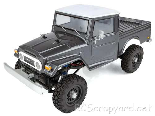 Team Associated CR12 Toyota FJ45 RTR Gray Bodyshell