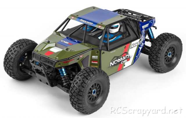 Shafts AE Team Associated Nomad 1/8: Shocks Assembled Bodies Springs Front 