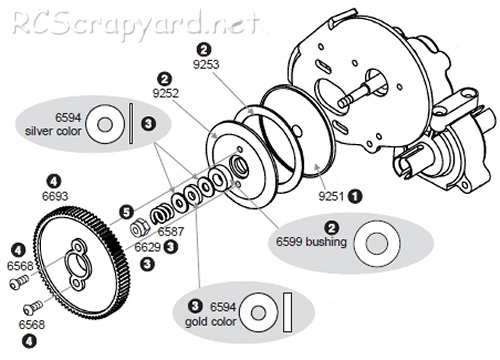 Associated RC10 B3 - Slipper-Clutch