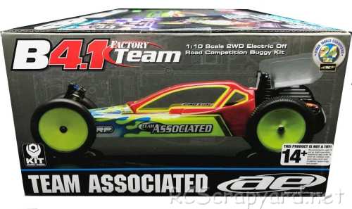 RC10B4.1 Factory Team Worlds Car Box End