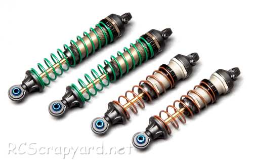 Team Associated RC10B4.1 Worlds Car V2 hard-anodized threaded dampers