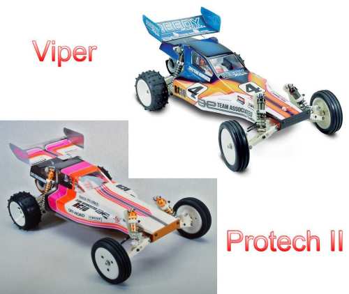 Associated RC10 CE 6011 - Viper y Protech II bodyshell