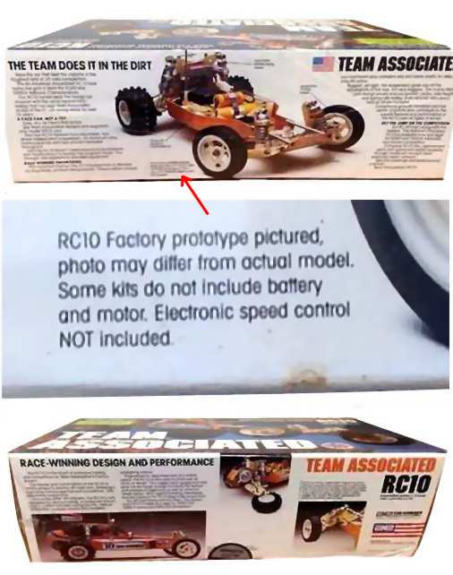 Associated RC10 Cadillac Box Sides