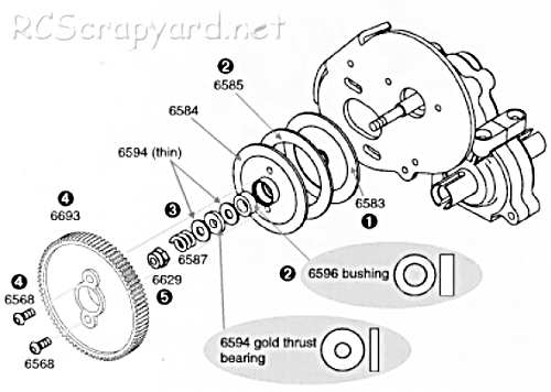 RC10 B2 - Slipper-Clutch