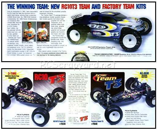 Team Associated RC10T3 Box Sides