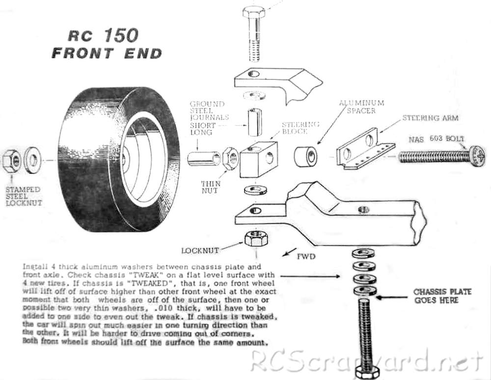 Team Associated RC150 Front End