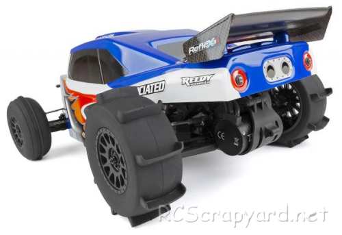 Team Associated Reflex DB10 con pneumatici a pale.