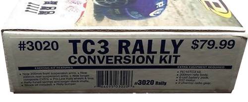 Team Associated TC3 Rally Kit de Conversión 3020