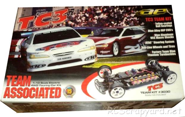 Team Associated TC3 Team - 1:10 Électrique RC Touring Car