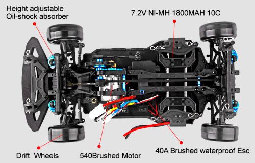 BSD Racing BS204T Cheetah Chassis