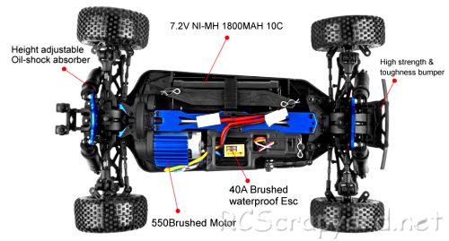 BSD Racing BS213T Cheri-RX Chassis