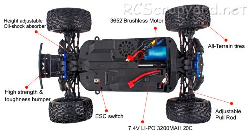 BSD Racing BS218R Dune Racer Chassis