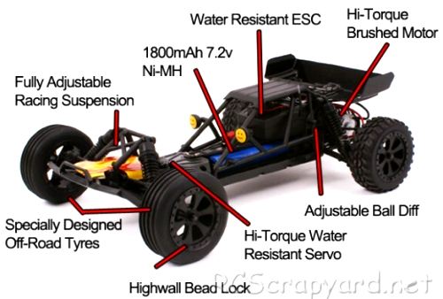 BSD Racing BS709T Storm Baja 10E Chassis