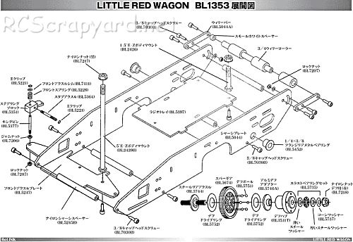 Bolink Little Red Wagon Telaio