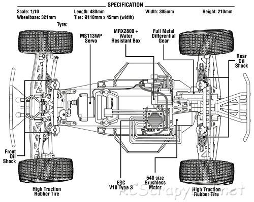 Carisma M10SC Chassis