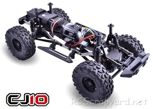 Team Caster Racing Jeep Rock Rocket CJ-10 Rock Crawler