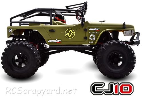 Team Caster Racing Jeep Rock Rocket CJ-10 Rock Crawler
