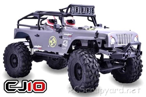 Team Caster Racing Jeep Rock Rocket CJ-10 Rock Crawler