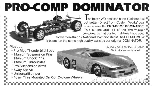 Custom Works Dominator - 0905 Chassis