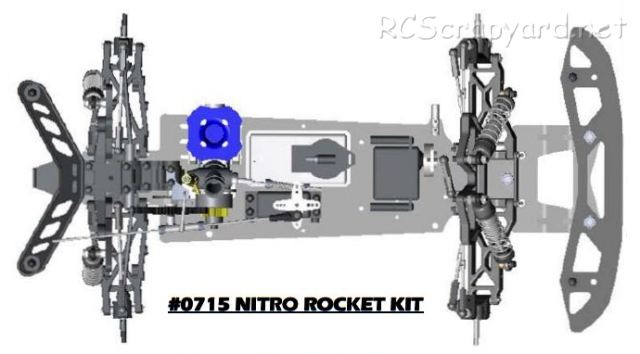 Custom Works Nitro Rocket Dirt Oval Car