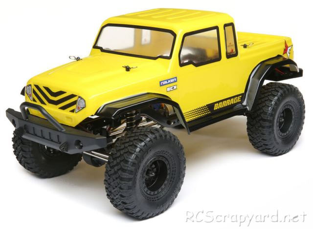 ECX Barrage Gen2 1.55 Class 4WD - ECX01013T2 Rock Crawler