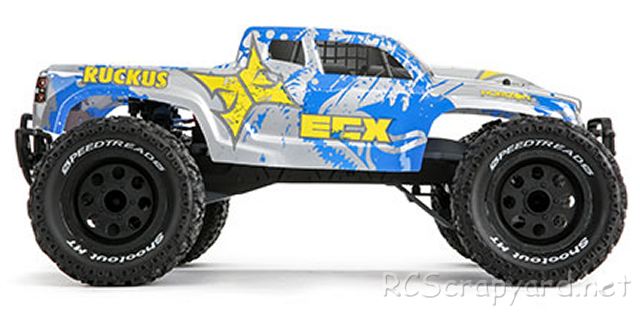 ECX Ruckus BD Li-Po 2WD - ECX03131T1 Monster Truck