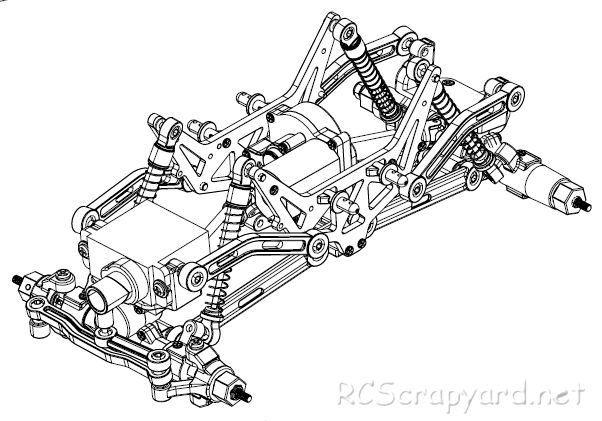 ECX Temper Rock Crawler Chassis