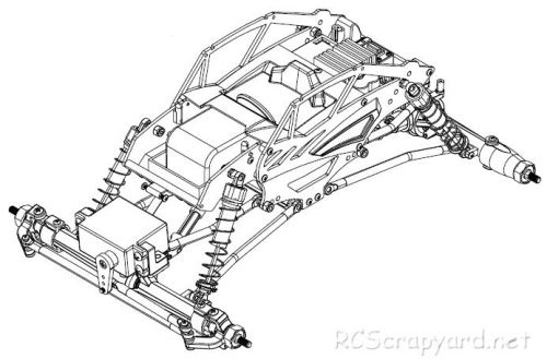 ECX Temper Rock Crawler Chassis