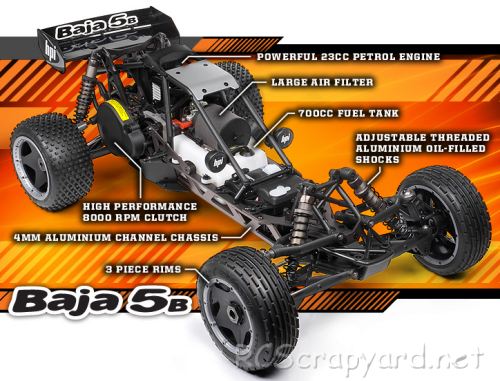 HPI Baja 5B 2.0 Chassis