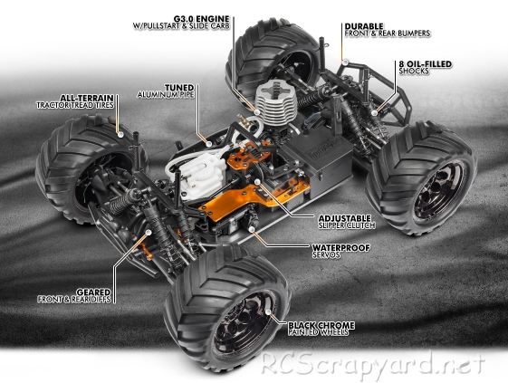 HPI Bullet MT 3.0  - # 110661 Chassis