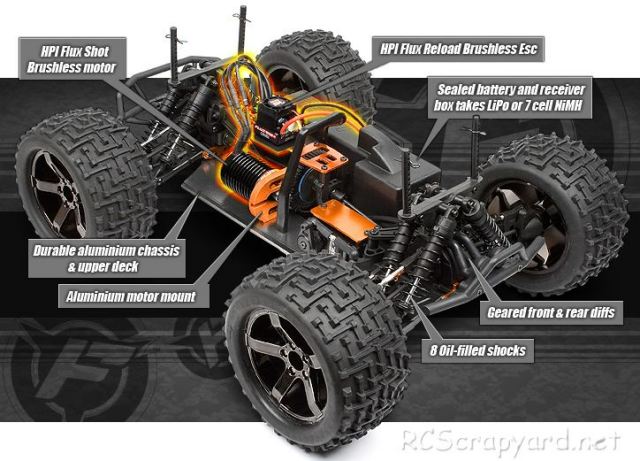 HPI Bullet MT Flux - # 101403 Chassis