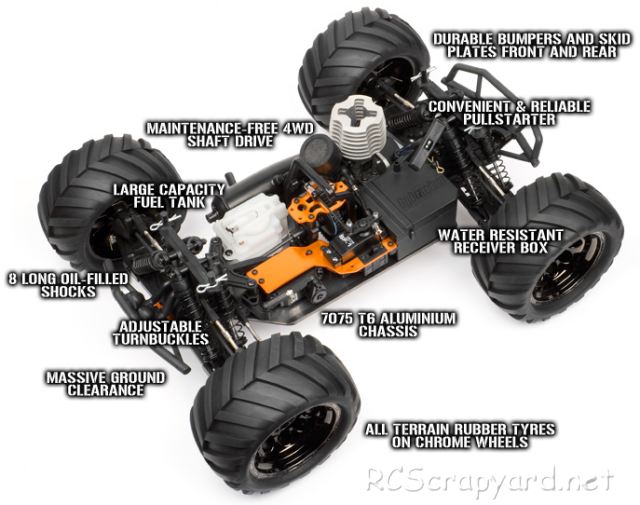 HPI Bullet ST 3.0 - # 101400 Chassis