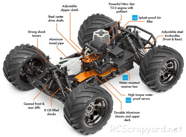 HPI Bullet ST 3.0 - # 107004 Chassis