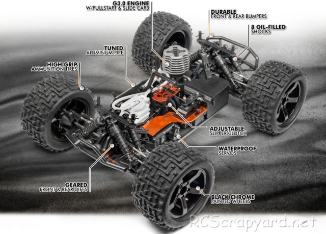 HPI Bullet ST 3.0 - # 110660 Chassis