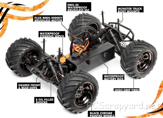 HPI Bullet ST Flux - # 107008 Chassis