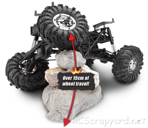DESCENDER BODY 3297 AXIAL SCORP AX10 WHEELY KING ROCK FORCE CR1 LOSI 2.2 COMP 