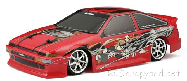 HPI E10 Drift - Toyota Sprinter Trueno - # 10703 / # 10713 / # 10723 / # 10741