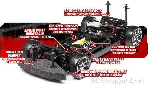 HPI Racing E10 Drift Chassis