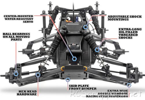 HPI Jumpshot MT V2 - # 120080 Chassis