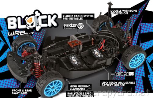 HPI WR8 Flux Ken Block - # 112715 Chassis