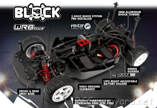 HPI WR8 Flux Ken Block - # 115383 Chassis