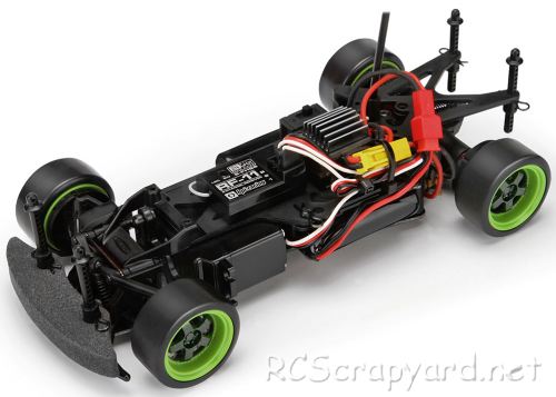 HPI Micro RS4 - 1969 Ford Mustang RTR-X - # 112468 - Chassis
