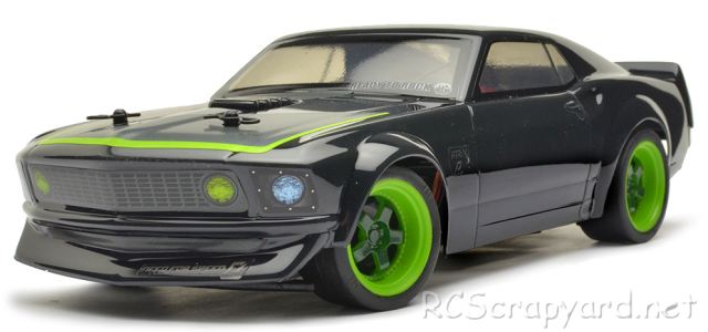 HPI MICRO RS4 1969 FORD MUSTANG RTR-X 1/18 4WD ELECTRIC drift CAR 112468 