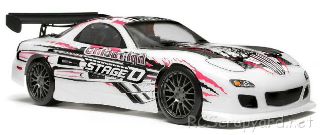 HPI Micro RS4 Drift - Mazda RX-7 FD3S - # 617 / # 646 / # 636