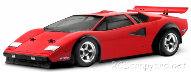 HPI RS4 3 18SS Plus - Lamborghini Countach - # 10068 / # 10069